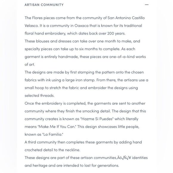 MI GOLONDRINA Blue White Striped Floral Embroidered Soledad Blouse Sz S Bohemian - Picture 9 of 9